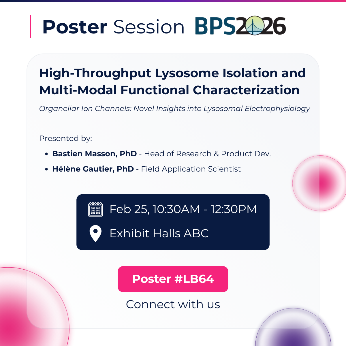 BPS2026: Poster session on Feb. 25
