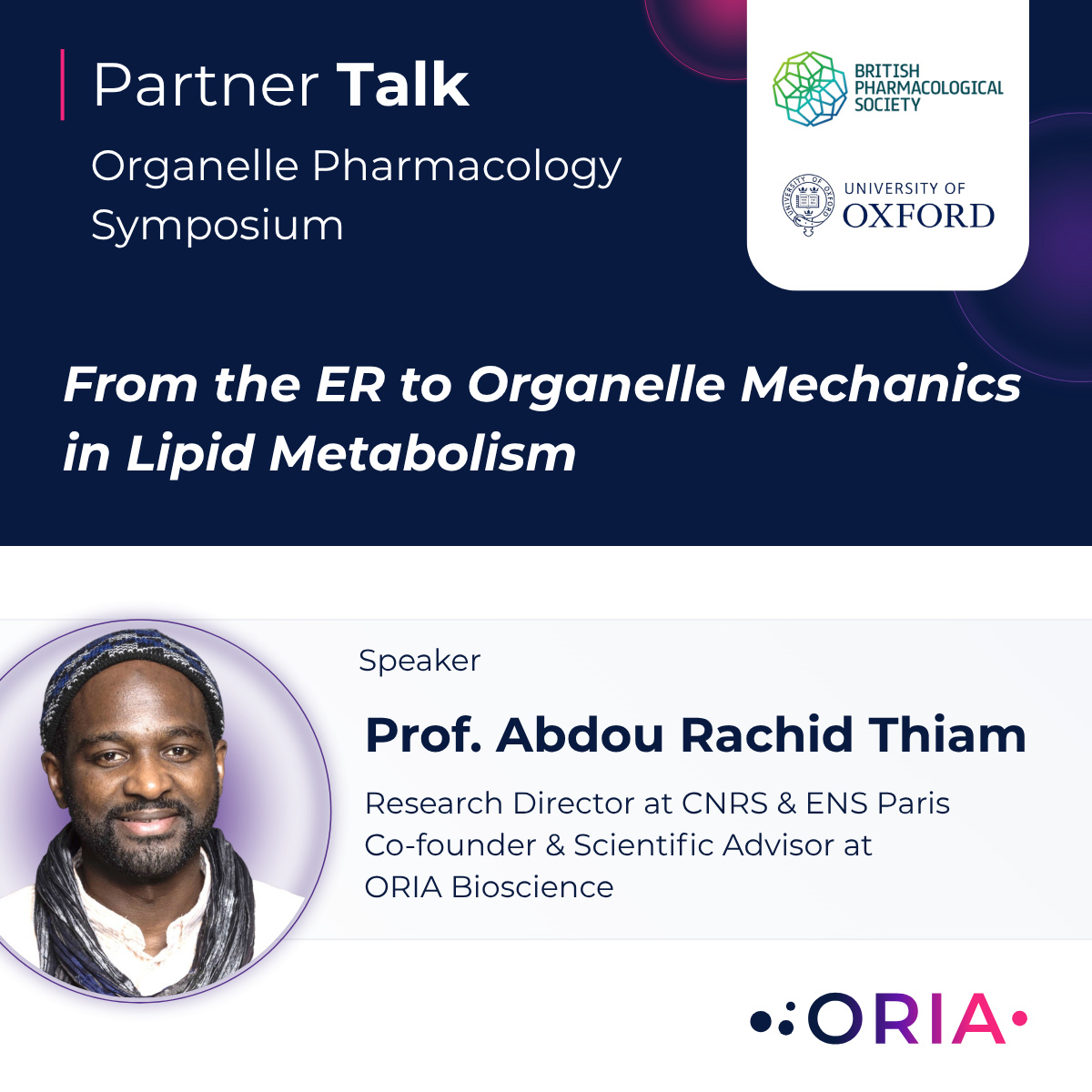 Talk: Learn more about organelle biophysical signatures